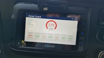 P&B Transport is using Zonar Coach, a camera-based driver safety and performance management system, that gives drivers feedback on a variety of metrics.