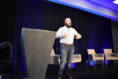 Tom Curee, vice president of strategic development for Kingsgate Logistics, spoke about the company’s use of artificial intelligence on Aug. 27 at the McLeod user conference.