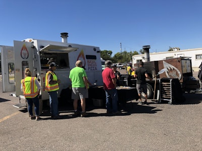 Navajo Express brings in food trucks every day for Driver Appreciation Week, Sept. 8-14