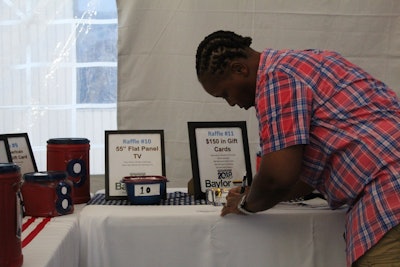 Baylor Trucking has many different raffle prizes each year. The grand prize winner gets to choose a vacation anywhere in the world.