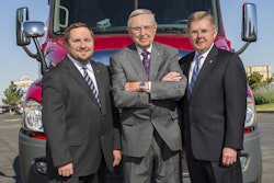 CR England’s Chad, Gene and Dan England pose for a portrait outside company headquarters Monday, June 24, 2013, in Salt Lake City, Utah. (© 2013 Douglas C. Pizac)
