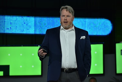 Keith Mader, Trimble Transportation’s vice president of data analytics, announced the new Dispatch Advisor tool at the in.sight user conference, Sept. 16