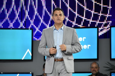 Mark Botticelli, chief technology officer of Trimble Transportation, announced a new ecosystem of applications that connect with Trimble products.