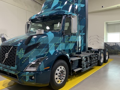 Volvo’s electric VNR