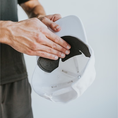 No-sweat hat liner for ball cap