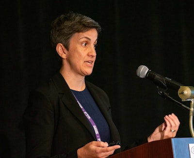 Kristen Monaco, an economist at the Department of Labor’s Bureau of Labor Statistics, said Wednesday that there’s little evidence that there’s a driver shortage within the trucking industry — including the long-haul segment. Instead, she said, the problem lies with the industry’s driver churn rate, with industry recruiting practices exacerbating the issue. (Photo courtesy of FTR.)