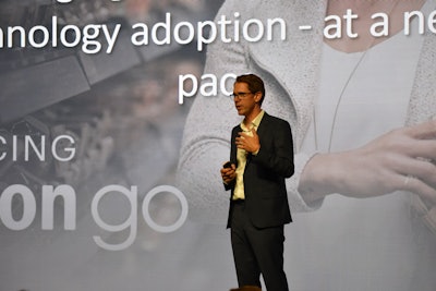 Matthias Heutger, global head of innovation for DHL Group, leads a team that researches key trends and opportunities the company invests in.