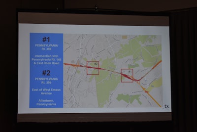 According to Lytx data, the two most riskiest road segments in the United States are in Pennsylvania.