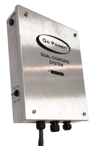 go power dual charging system solar only