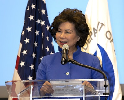 Secretary of Transportation Elaine Chao