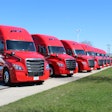 2019 Freightliner Row of trucks at HQ-2019-12-16-17-57