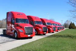 2019 Freightliner Row of trucks at HQ-2019-12-16-17-57