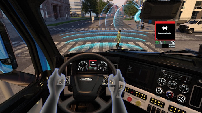 Detroit Assurance 5.0 suite of safety systems available on Freightliner Cascadia