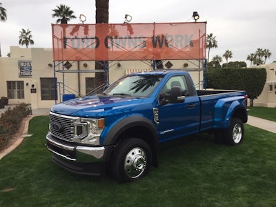2020 Ford F-450 Super Duty with the new third gen 6.7-liter Powerstroke diesel delivers a class-leading 475 horsepower and 1,050 lb.-ft. torque.