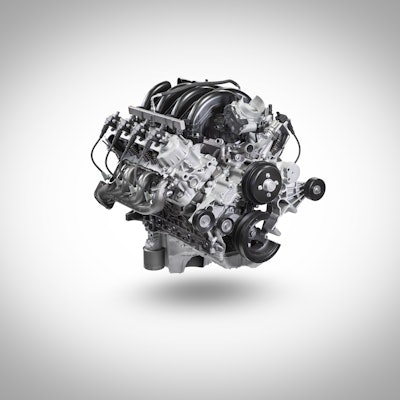 Ford’s new 7.3-liter pushrod V8 can be paired with their all-new 10-speed heavy-duty TorqShift transmission on Super Duty pickups