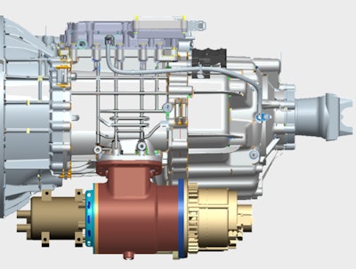 For Eaton’s 48-volt mild hybrid system, the main power harness is 40% lighter than the 12-volt cables it replaces. Another option Eaton uses is to keep the same cable size and increase the available power to four times, which provides increased power without adding weight.