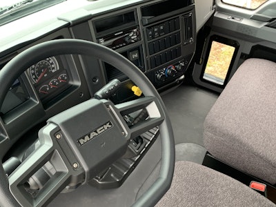 There are plenty of hints of Mack’s on-highway products inside the new MD Model.