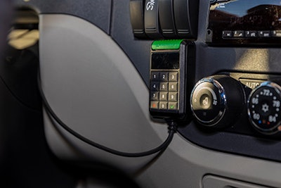 During orientation training, drivers are introduced to a new video-based safety system the company uses from SmartDrive. The system is installed in their trucks in the maintenance bay before they receive their first dispatch.