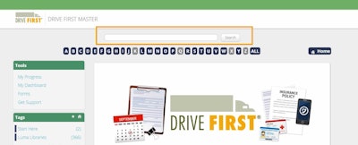 The DRIVE FIRST online learning management system from Luma gives drivers searchable training content to quickly find answers.