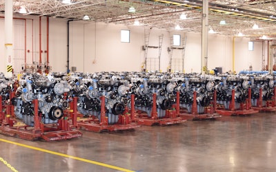 All of the International A26 engines for International’s LT, RH and MV series trucks and tractors are built at the Navistar Big Bore Diesel of Alabama plant.