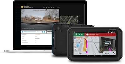 The Garmin 790’s already built in camera can be used for video dashcam views with the Field Warrior app added.