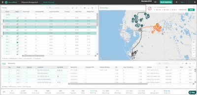 Saia is using the RouteMAX software from Optym to optimize pickup and delivery routes for its nationwide terminal network.