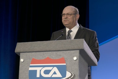 Kevin Kocmich, leased to Diamond Transportation System, was named the 2019 Owner-Operator of the Year by the Truckload Carriers Association and Overdrive.