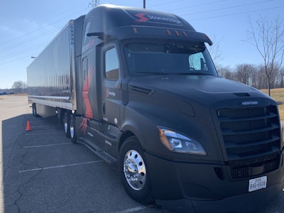 I was able to take Stoneridge’s MirrorEye system, outfitted on a 2019 Freightliner Cascadia, around the Metro Detroit area.