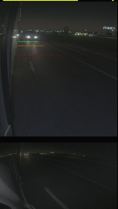 Infrared makes the display amazingly clear and crisp without any glare from oncoming headlights.