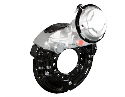 Wabco’s Maxxus air disc brake (ADB). Improved efficiency with ADB technology can reduce CVSA violations.