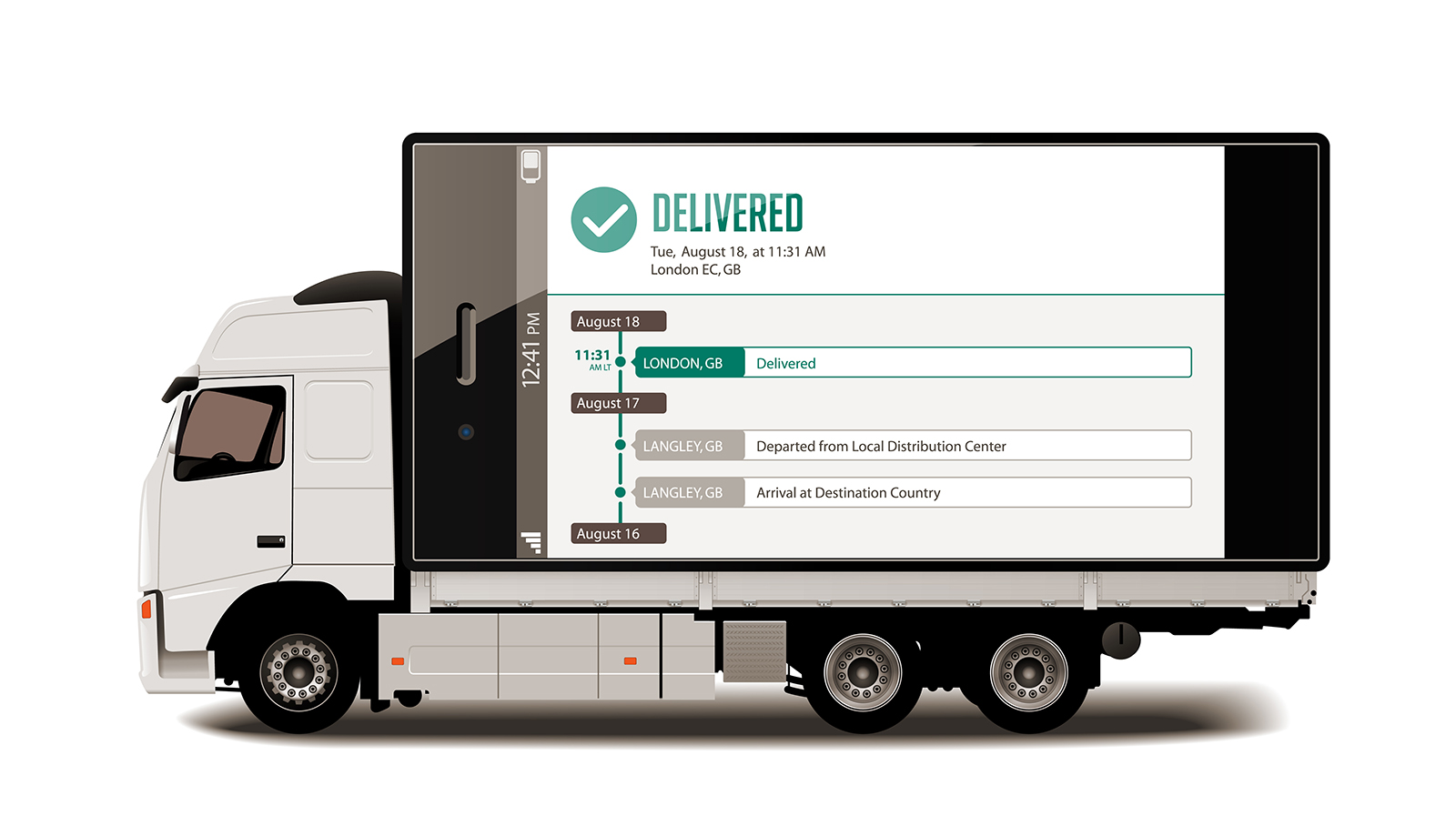 Delivery london. Truck Tracker. E-tracks у грузовиков что за программа.