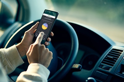 Vnomics’ True Fuel has a mobile driver app that shows drivers their status toward attaining the fleet’s monthly objective.