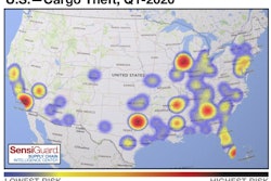 Cargo theft volumes increased year-over-year in the first quarter of 2020, while the average value of thefts decreased.