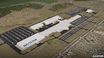 Navistar held a virtual groundbreaking ceremony Thursday for its new plant in San Antonio.