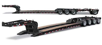 Fontaine released a new RGN heavy-haul trailer, the Magnitude 60LCC.