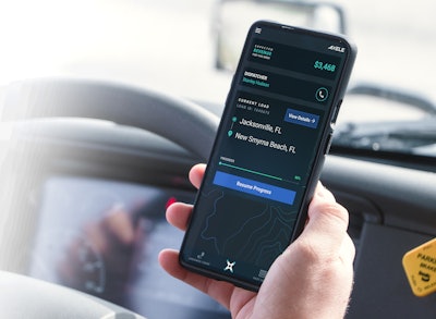 Axele also helps drivers with trip planning via an app that provides details of load assignments and routes.