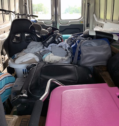 The van and I helped move a friend’s son back to Mississippi State University. This child’s entire life fit in the back of the Transit and never came close to challenging the 357 cubic feet of cargo volume or the 3,460-pound payload capacity.