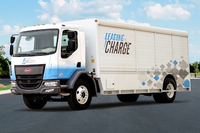 The electric Peterbilt 220EV medium-duty truck is now available for customer order.