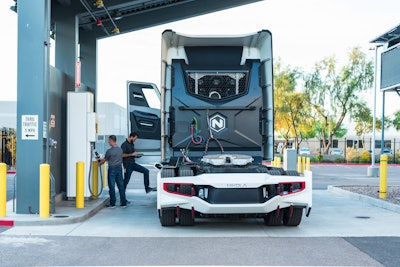 Nikola supplier Nel, the largest electrolyzer manufacturer in the world, is based in Norway. “The way we see the cost of electrolyzers coming down, the way we see the costs of renewables coming down—even this year we are in the middle of a COVID-19 crisis, even this year we will see 150 gigawatt of solar being installed,” Nel CEO Jon Andre Lokke said during a June webinar hosted by the International Partnership for Hydrogen and Fuel Cells in the Economy.