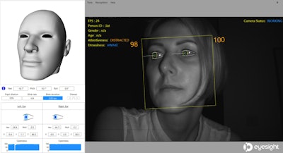 Eyesight Technologies uses facial recognition software to identify distraction and drowsy driving, among other risky behaviors.