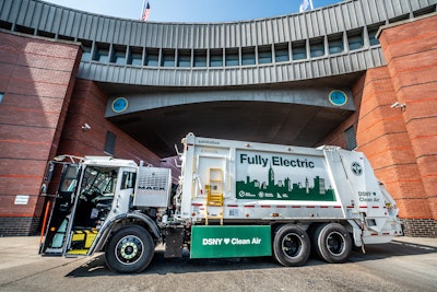 The New York Department of Transportation will test Mack’s new LR Electric refuse truck.