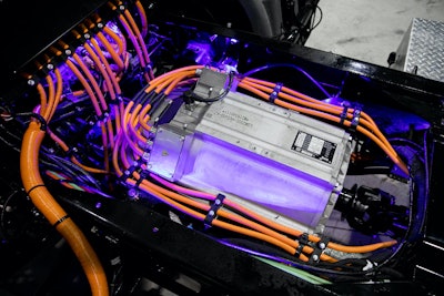 Battery-electric power provides up to 200 miles of range