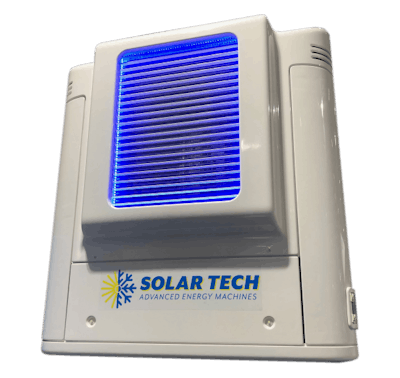 Advanced Energy Machines’ solar-powered transport refrigeration unit is integrated with Cooltrax for telemetry information.