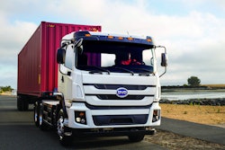 While some drivers are hesitant to get behind the wheel of a Class 8 electric truck, that wasn’t the case for GSC Logistics driver Norman Otterstetter who has been happy to drive a BYD 8TT. After 30 years of driving with diesel, Otterstetter said he wants to stick with electric. “It’s fast off the line. Very easy to handle. It’s smooth. It’s quiet. It’s a nice ride. I don’t see myself ever driving a diesel again,” he said.