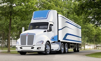 Kenworth’s new T680E battery-electric truck is available for order now and will enter production in 2021.