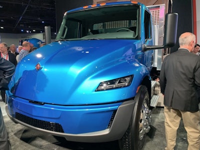 Navistar eMV electric truck concept with VW’s electric powertrain under the hood