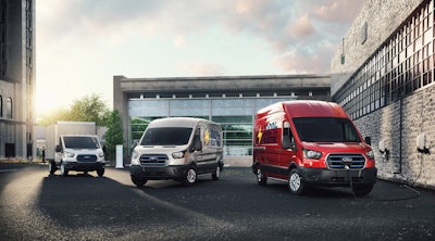 The 2022 Ford E-Transit offers up to 126 miles of range.