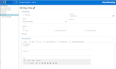 EBE Technologies has an ARMS module that fleets use to schedule and automate follow-up tasks and communications with drivers.