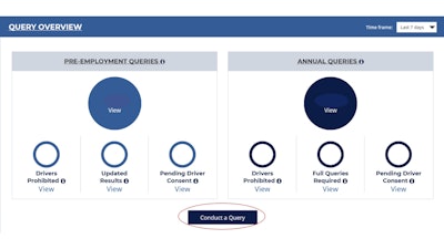 Query Overview webpage