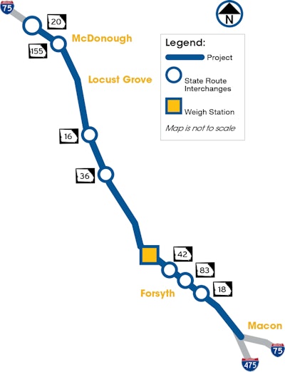 Georgia is seeking public feedback on its I-75 Commercial Vehicle Lanes project.